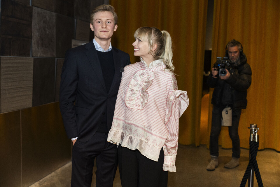 Albert Harson og Jenna Bagge til premiere på Joey Moes film "Ripple" i Big Bio i København.