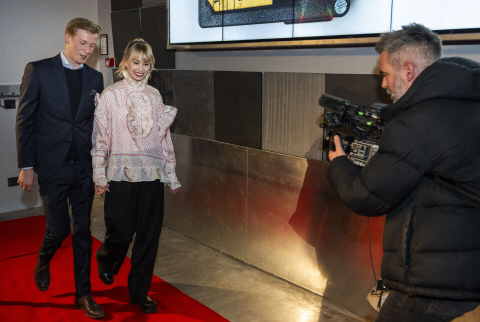 Albert Harson og Jenna Bagge til premiere på Joey Moes film "Ripple" i Big Bio i København.