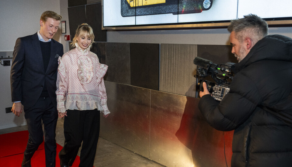 Albert Harson og Jenna Bagge til premiere på Joey Moes film "Ripple" i Big Bio i København.