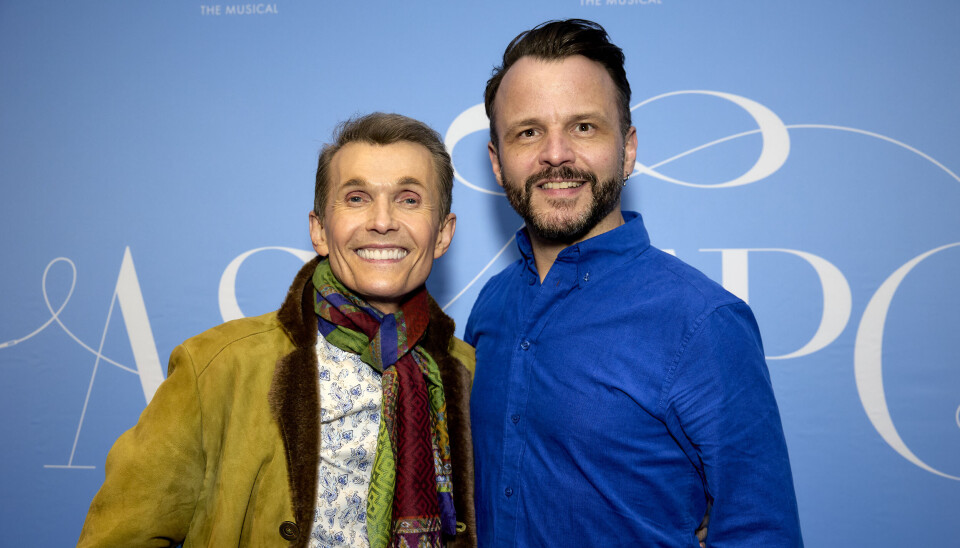 Premiere på 'Askepot - The Musical', Tivoli. Ole Henriksen og Bryan Rice