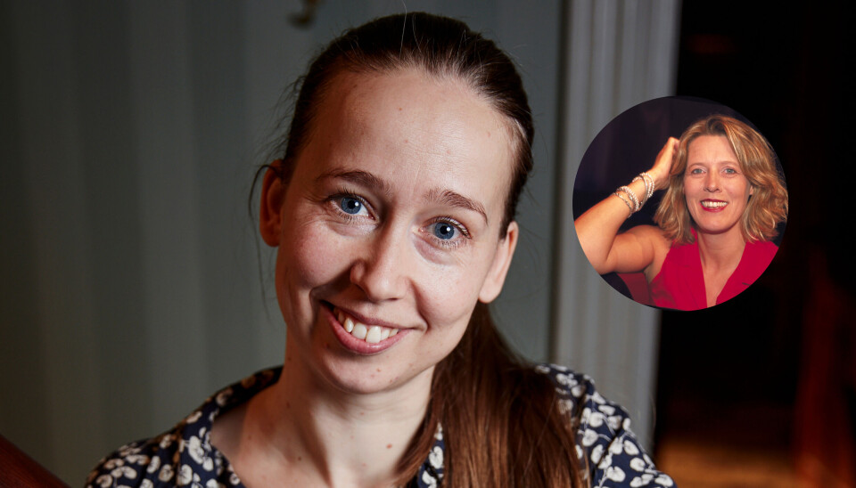 Merete Mærkedal med sin svigermor Hanne Windfeld.
