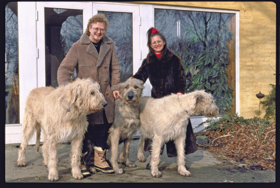 – Den sidste af vores ulvehunde døde i 2007. De blev aldrig mere end otte år, for deres hjerte er for lille i forhold til deres store krop.