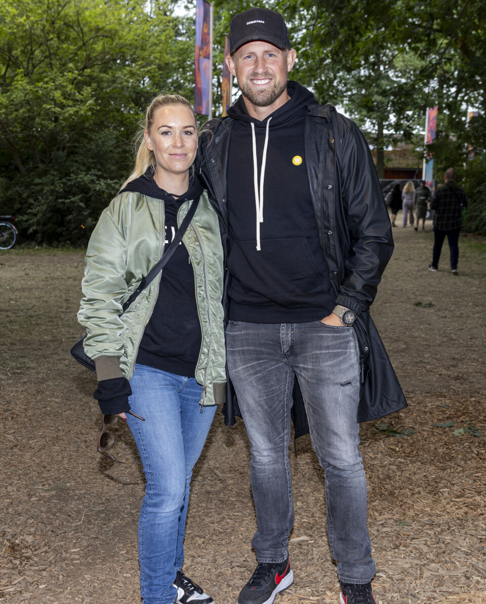 'Roskilde Festival' 2023. Stine Schmeichel og Kasper Schmeichel