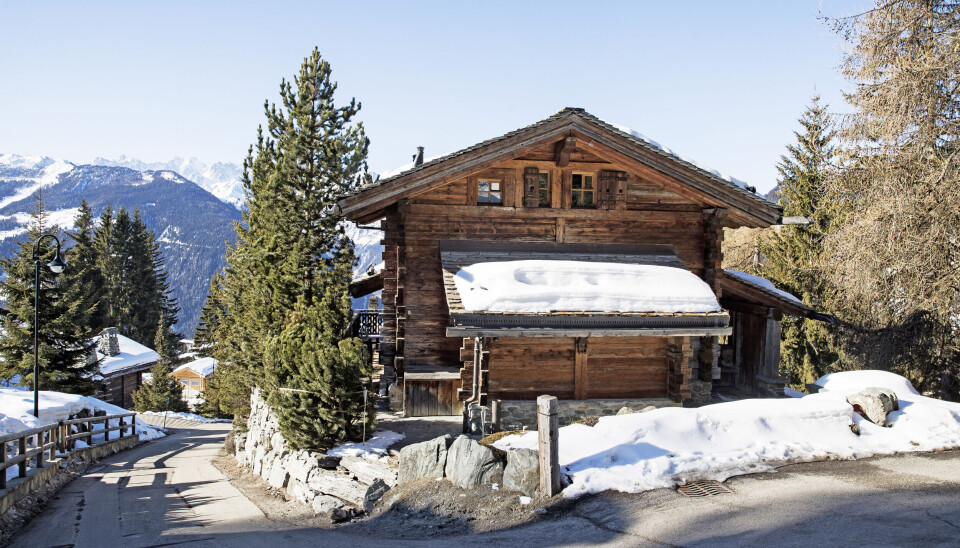 Kongeparrets chalet er bygget i 1860'erne, men de godt 200 kvadratmeter er gennemrenoverede.