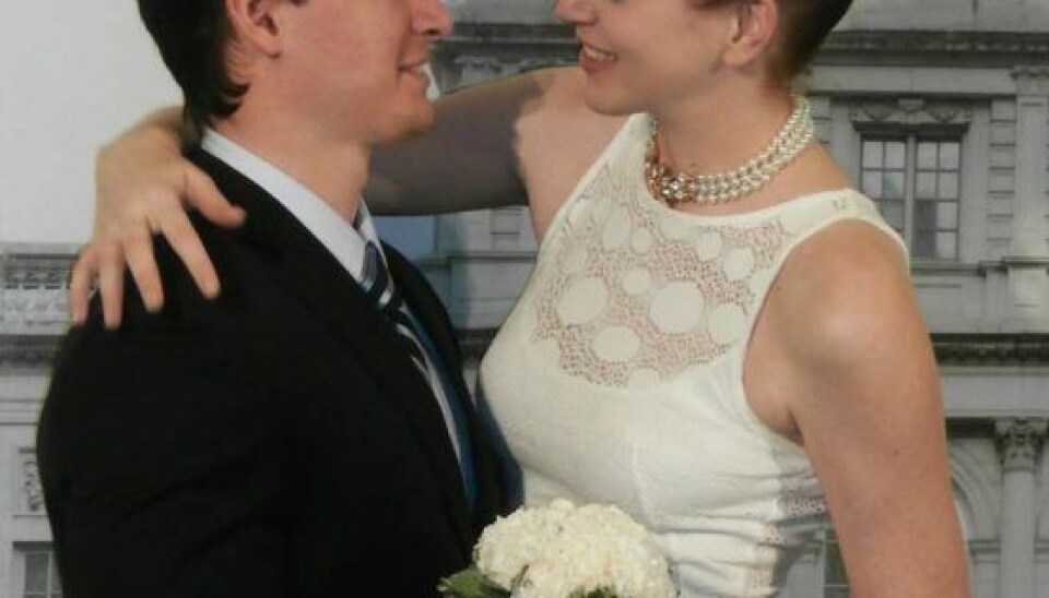 Parret er meget glade for hinanden. (Foto: Privat)