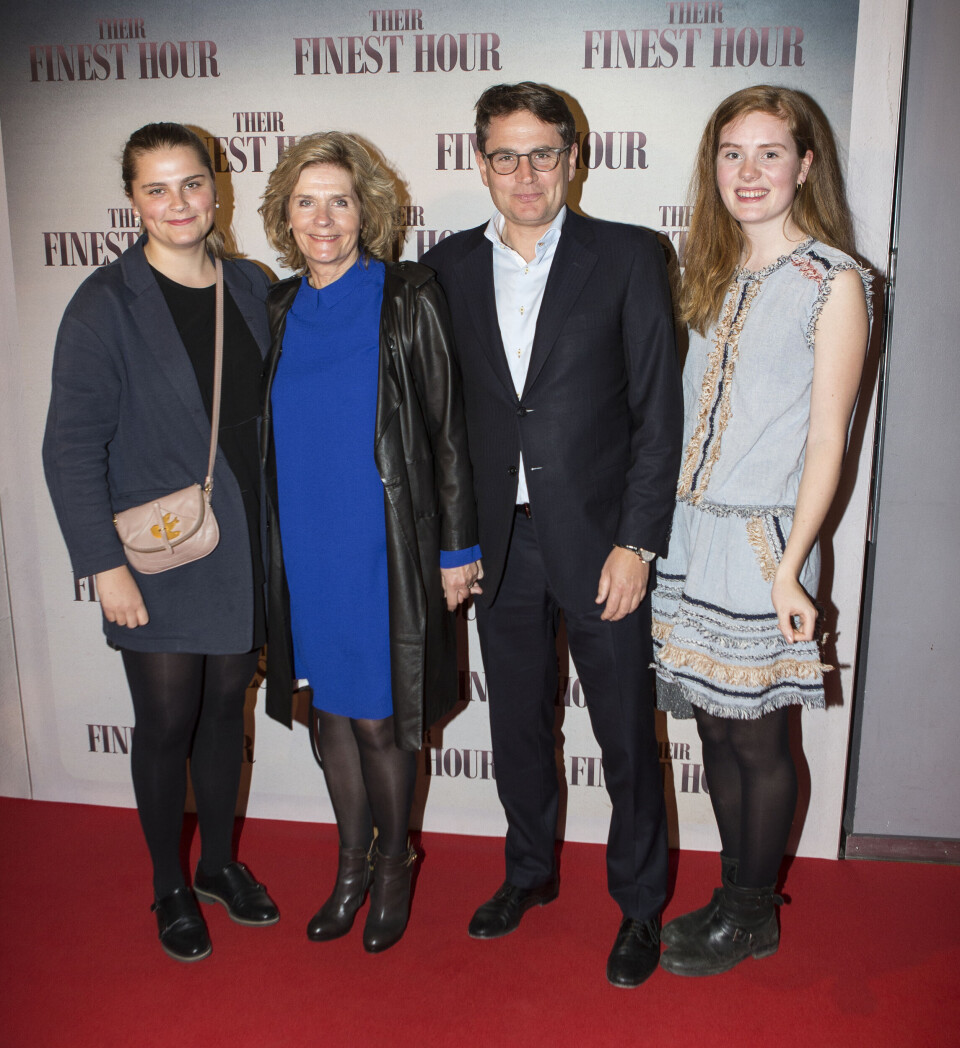 Kezia Wexøe-Mikkelsen, Eliane Wexøe Mikkelsen, Brian Mikkelsen og Claire Wexøe-Mikkelsen i 2017