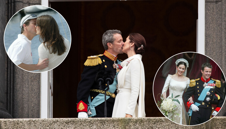 Se billederne: Frederik og Marys stærke parløb