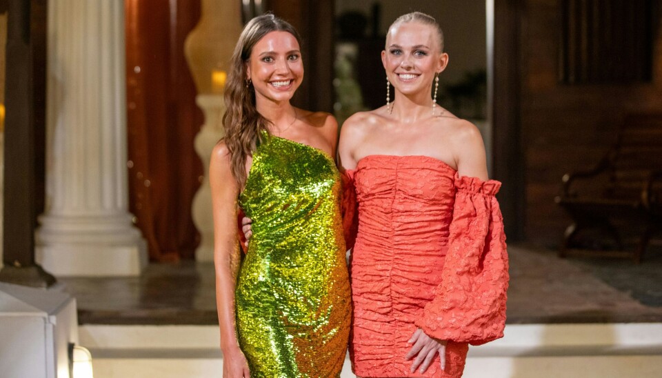 Lissa og Sofie til den røde løber i 'Bachelorette'