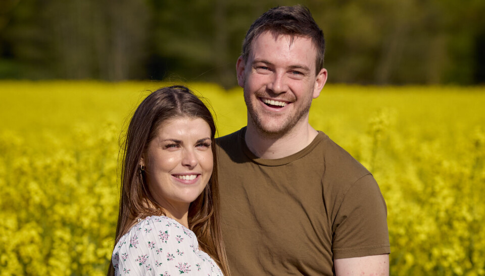 Emilie Lindevang og Anders Ingwersen fra 'Kærlighed hvor kragerne vender' 2024.