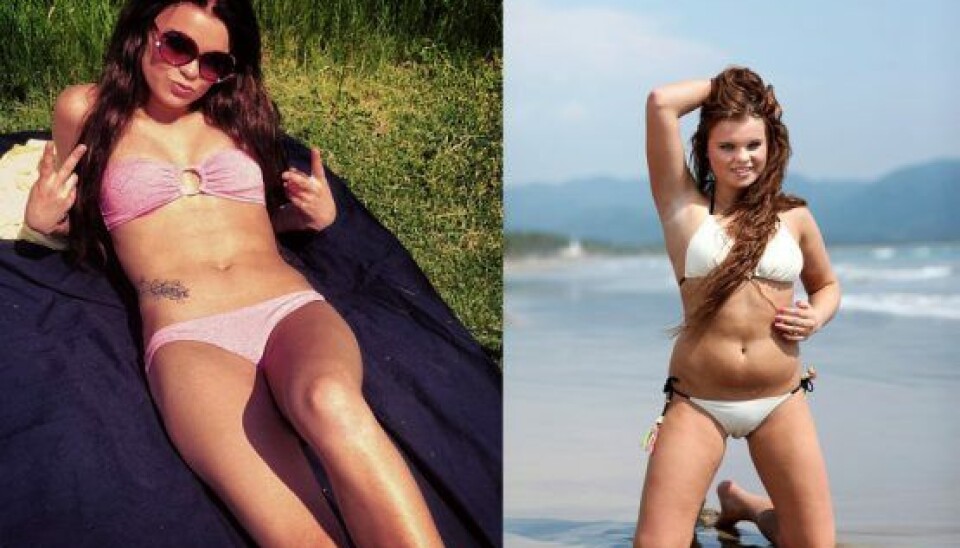 Jeanette har tabt mange kilo siden hun deltog i 'Paradise Hotel', men det var ikke sundt. (Foto: TV3/Instagram)