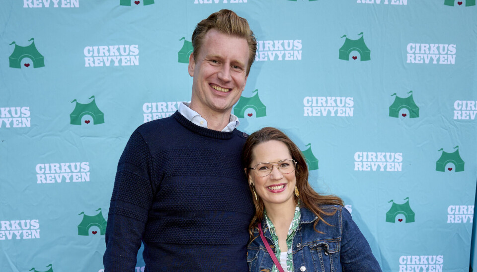 Amalie Dollerup med ægtemanden Andreas Jebro.
