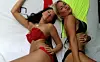 Frække bikini-babes i New York. (Foto: Instagram)