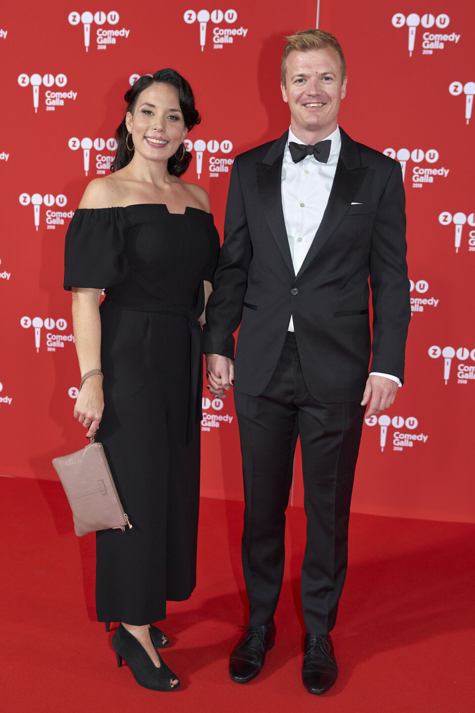 Tobias Dybvad og Marie Stegger Dybvad til Zulu Comedy Galla 2018.