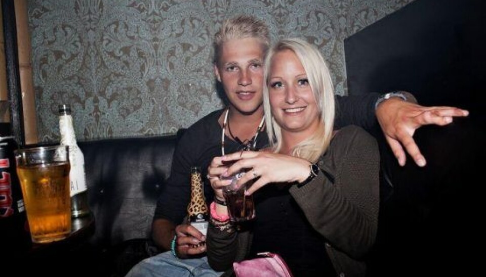 Zebra her sammen med sin kæreste Gritt. (Foto: Privat/Facebook)