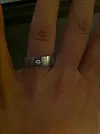 Denne forlovelsesring pryder nu Jessicas ringefinger. (Foto: Privat)