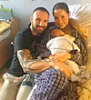 34-årige Mikkel Kessler og kæresten Lea Hvidt offentliggjorde dette billede af den lille nye. (Foto: Privat/Facebook-Mikkel Kessler.)
