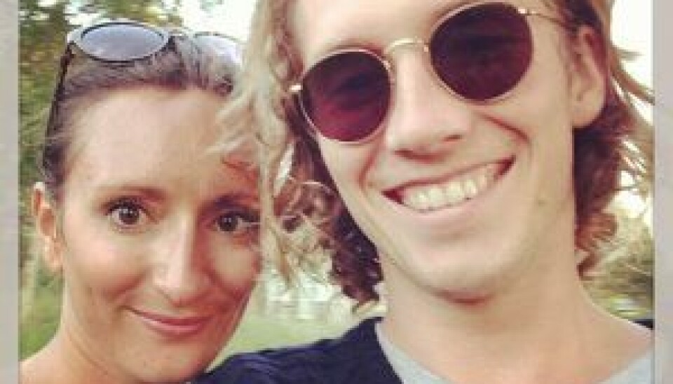 Sebastian Jessen og kæresten Karin Buchardt Poulsen. (Foto: Sebastian Jessen/Instagram)