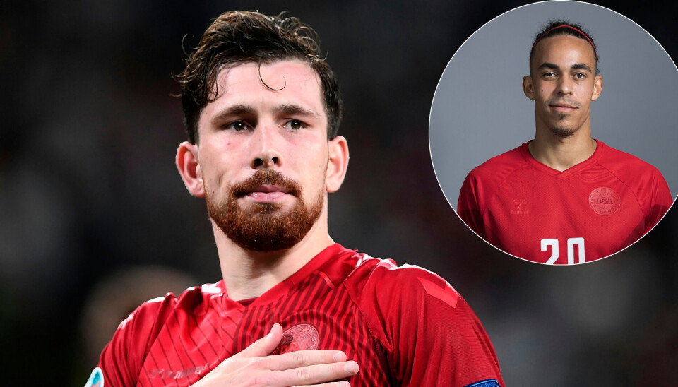 Yussuf Yurary Poulsen og Pierre-Emile Højbjerg