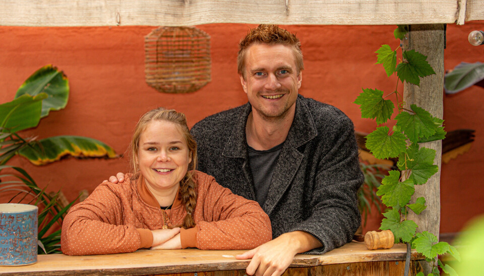 Mikkel og Trine fra "Nybyggerne" 2020, 29/09/2020 Trine JohannessenMikkel Carlsen