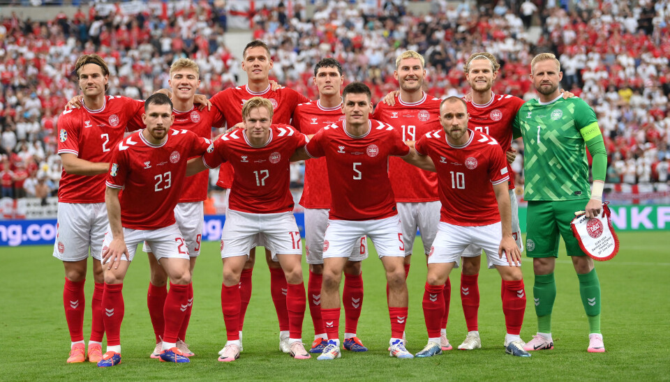 Det danske landshold til EM i Tyskland.