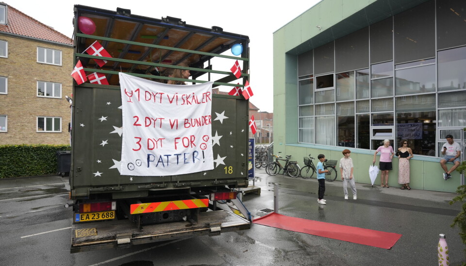 Kronprins Christians studentervogn.