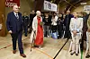 Dronning Margrethe overværer Verdensballettens forestilling i Nørre Djurs Hallen lørdag den 13. juli 2024.
