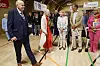Dronning Margrethe overværer Verdensballettens forestilling i Nørre Djurs Hallen lørdag den 13. juli 2024.
