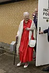 Dronning Margrethe overværer Verdensballettens forestilling i Nørre Djurs Hallen lørdag den 13. juli 2024.