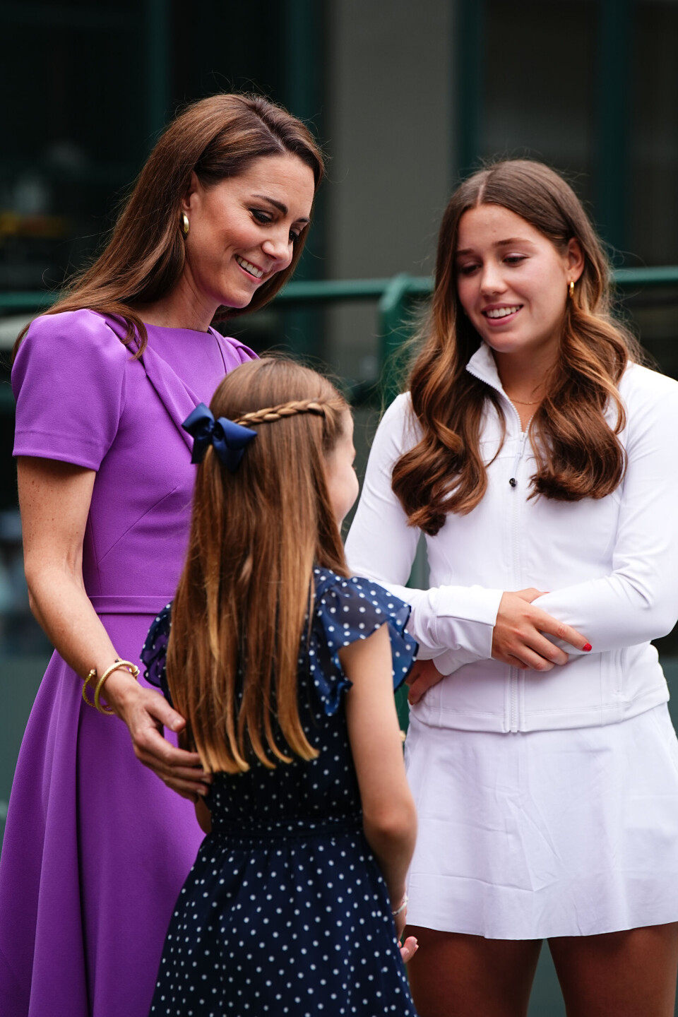 Prinsesse Kate med sin datter prinsesse Charlotte til Wimbledon-finale den 14. juli 2024