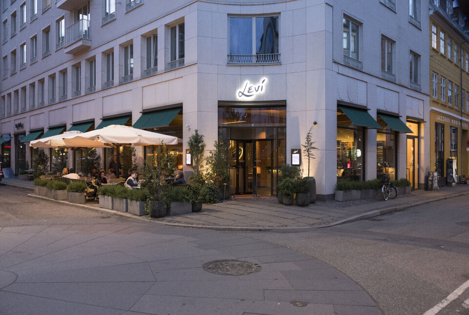 Restaurant Levi på hjørnet af Store Regnegade og Ny Østergade i København.