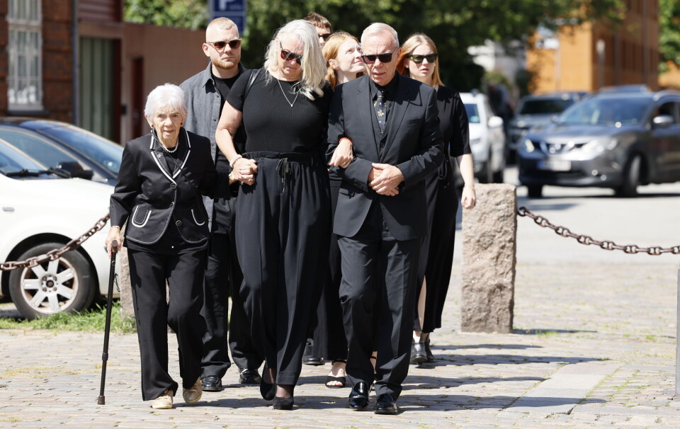 Jens Werners familie, mor Eva, bror Lars, svigerinde Hanne.