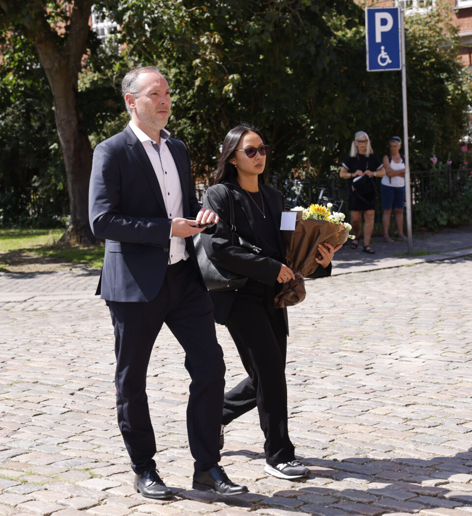 Se billederne: Familien og vennernes sidste farvel