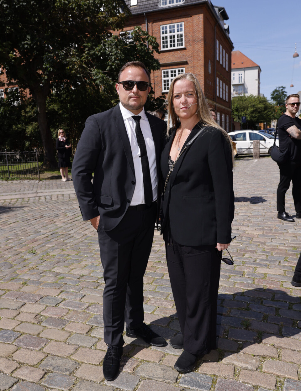 Thomas Evers Poulsen og søsteren Michele.