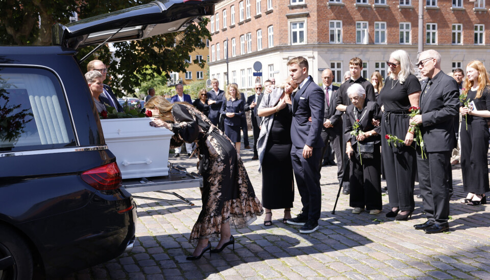Anette Werner gav Jens Werner et sidste kys.