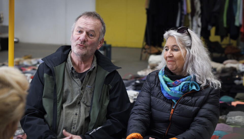 Mogens og Sanne i 'Vi drukner i rod'