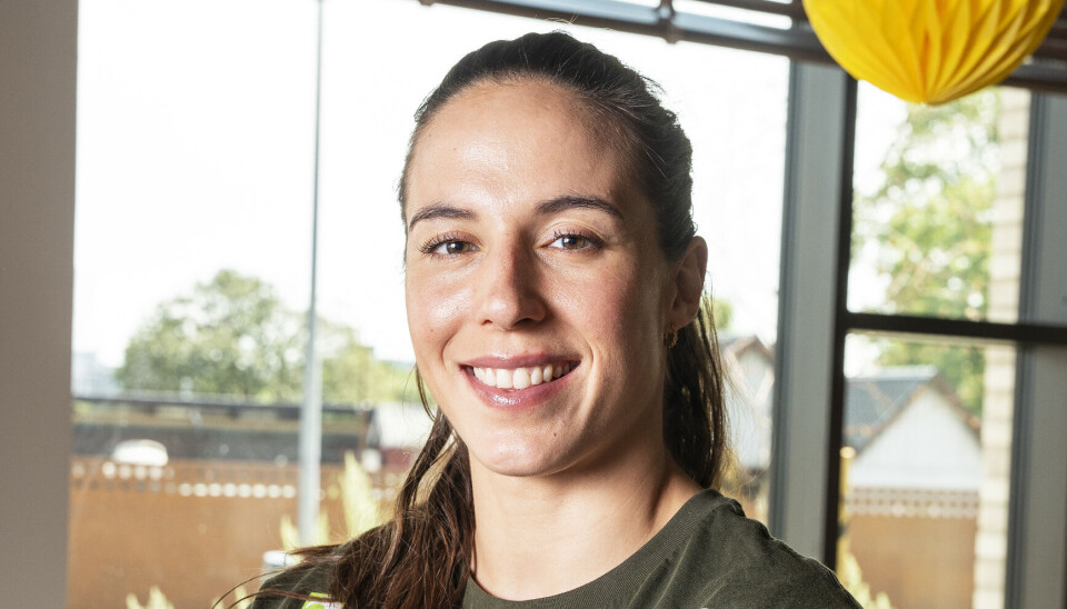 Billede 1 - Pressemøde med de kvindelige landholdsspillere i håndbold forud for OL 2024. Louise Burgaard
