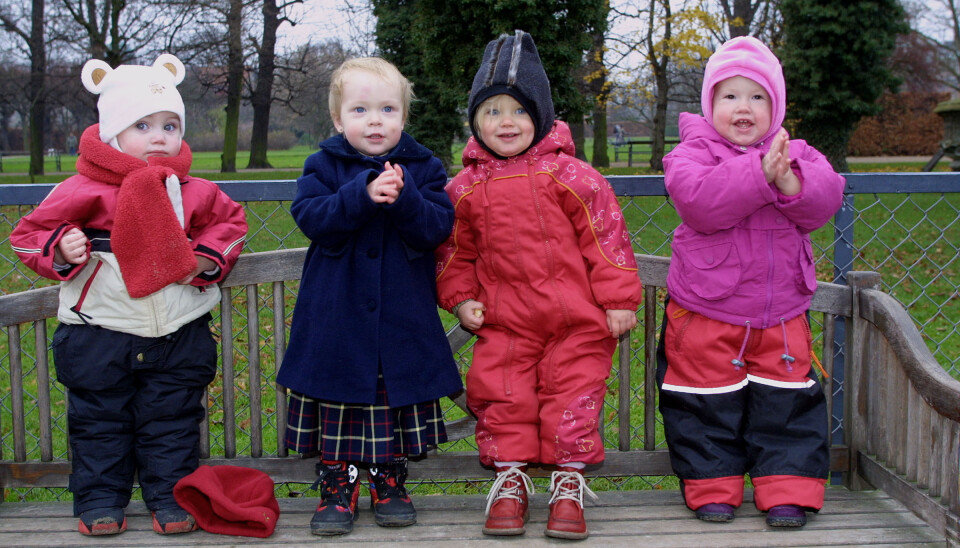 'Årgang 0' år 2 - fra venstre Stephanie, Rachel, Mathilde og Emma (Foto: TV 2 /Per Arnesen