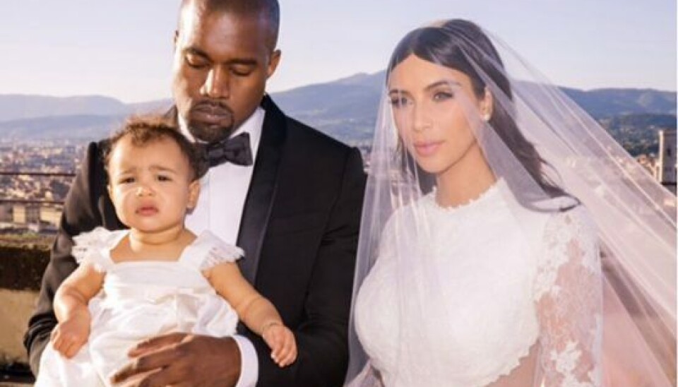 Det lykkelige par har allerede lille North, men de vil gerne have flere børn. (Foto: Instagram/Kimkardashian)