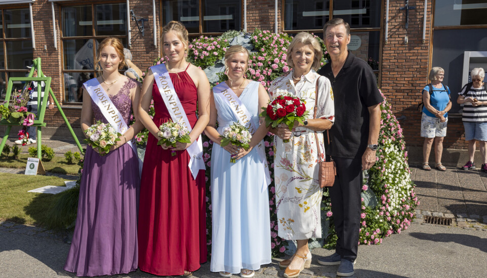 Årets tre blomsterprinsesser var Nynne Gude Christensen, Julie Kragh Hansen og Sarah Emilie Gude.