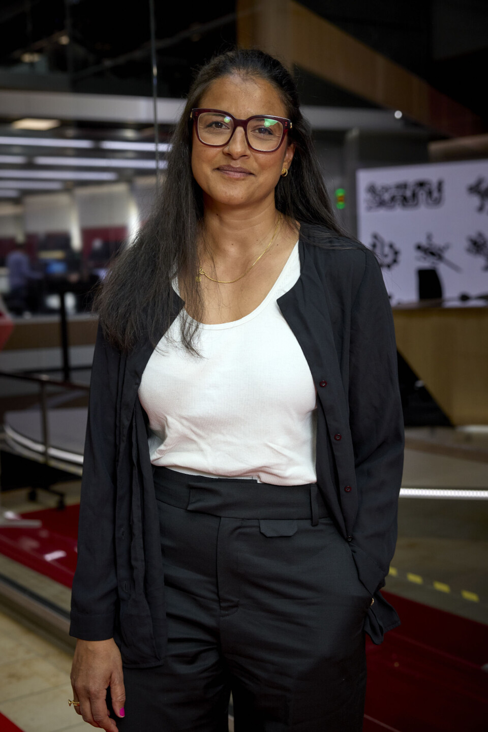 Reception for Ulla Terkelsen, 80 år, TV2. Divya Das