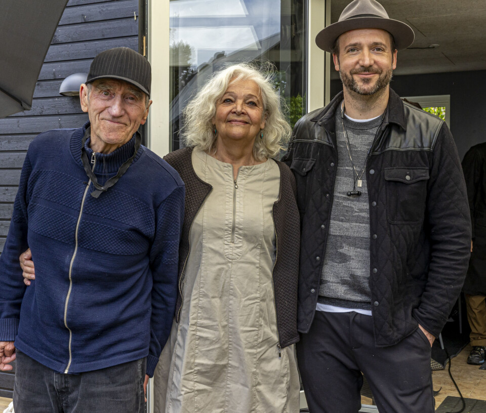 Fra venstre: Tom McEwan, Terese Damsholt og Oliver McEwan.