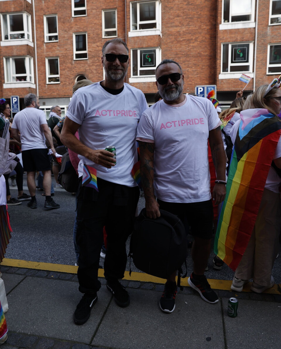 Alexandra Willaume med ven til Pride 2024