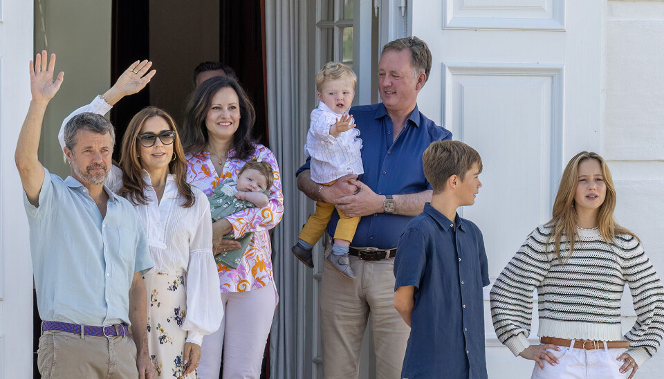 Prins Gustav og prinsesse Carina havde begge børn med på Graasten Slot for et par uger siden.