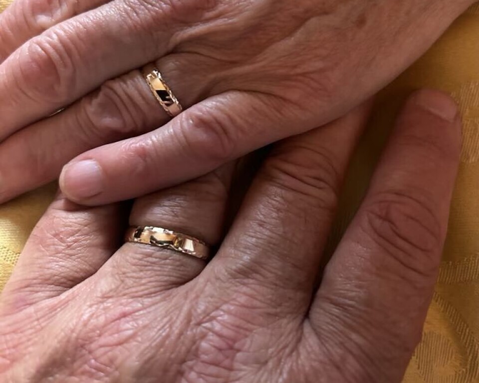 Sussi og Steens forlovelsesringe.