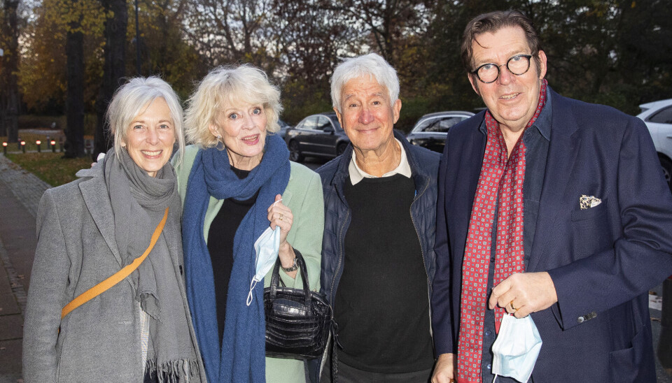 Lisbet og Søren sammen med Eddie Skoller og hans hustru, Dorrit Elmquist. Skoller døde sidste år, 79 år gammel.