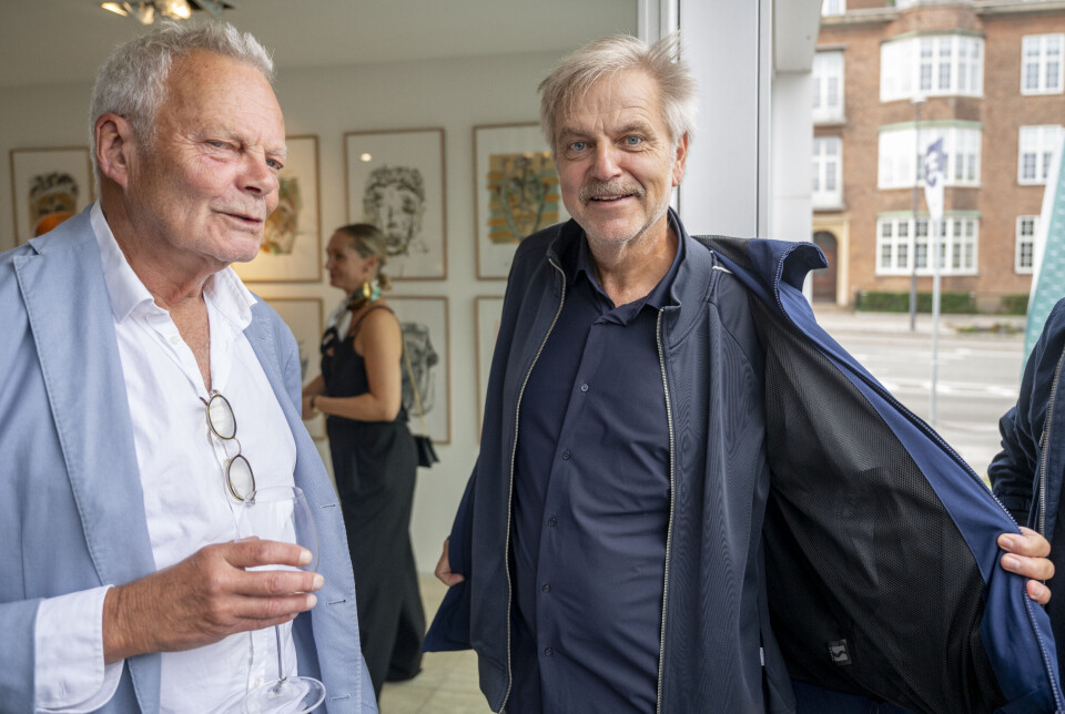 Jarl Friis-Mikkelsen og filminstruktør Ole Bornedal.