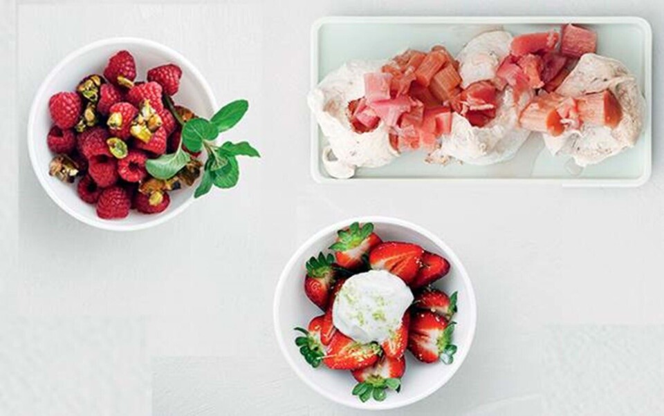 jordbær dessert