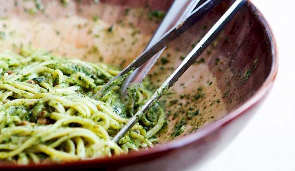Pasta opskrift med pesto
