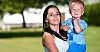 Det blev også første sæson, hvor Amanda Sisse sprang fra på tv-skærmen sammen med sønnen William. (Foto: Krestine Havemann/Kanal 4)