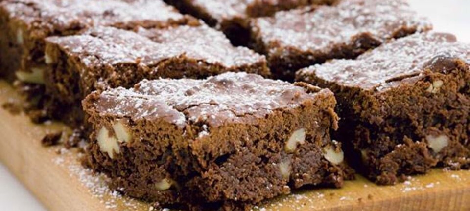 Brownie med valnødder